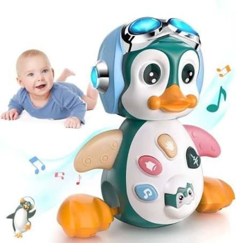 Musical Crawling Penguin Baby‎ Toy with Lights and Sound